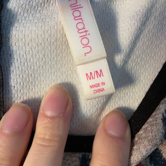 Xhilaration Textured Rose Print Dress - Picture 5 of 7